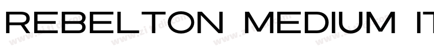 Rebelton medium ital字体转换